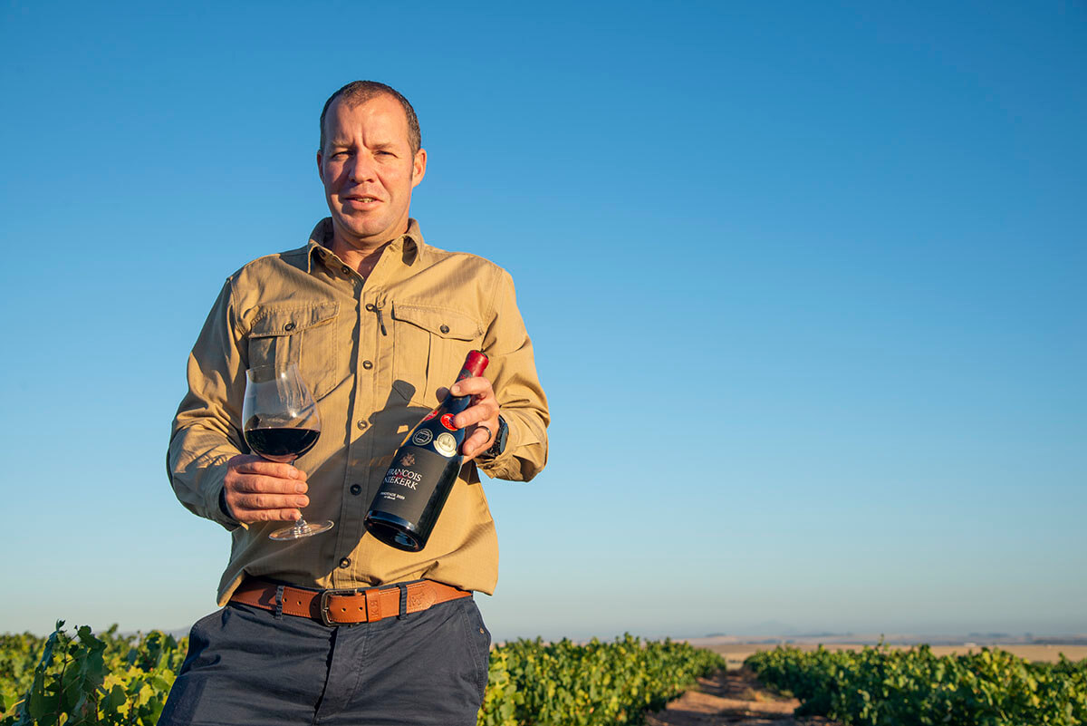 Francois van Niekerk Wines, Francois van Niekerk Pinotage, best Pinotage, best South African Pinotage, luxury wines, premium wines, best red wine, best South African red wine, Pinotage