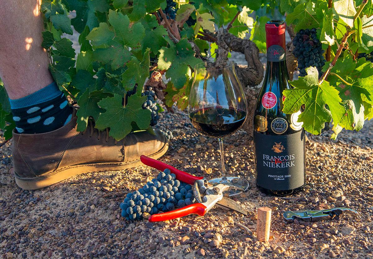 Francois van Niekerk Wines, Francois van Niekerk Pinotage, best Pinotage, best South African Pinotage, luxury wines, premium wines, best red wine, best South African red wine, Pinotage